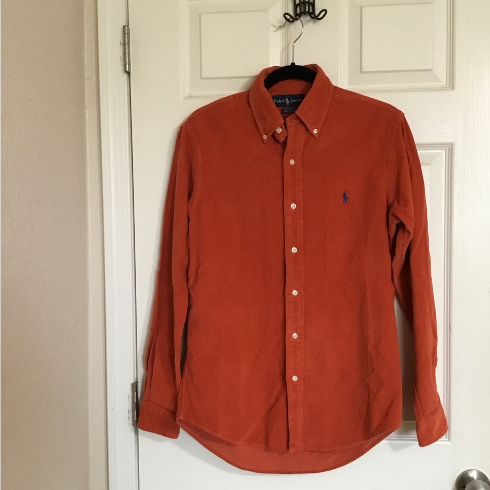 Polo Ralph Lauren Orange Corduroy Vintage size small
